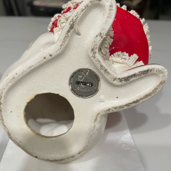 Vintage Napco Ceramic Spaghetti Santa Bank - Picture 6 of 7